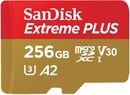 Sandisk Extreme PRO  MicroSD 256GB SD-Adapter, 2 Y RescuePro Deluxe, 200MB/140MB/s