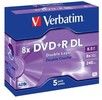 Verbatim DVD+R 8x Double Layer matt silver (5)