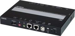 ATEN 1-Port 4K DisplayPort KVM over IP Switch with Local or Remote Acc
