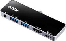 ATEN USB-C Travel Dock 5 in 1 with Power Pass Through- PD92W