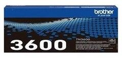 Brother TN3600 standard yield toner cartridge, black, 3,000 pages