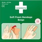 Cederroth Soft Foam Bandage Beige 6 cm x 4,5m