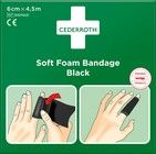 Cederroth Soft Foam Bandage Black 6 cm x 4,5m