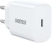 Choetech 20W USB-C PD Vgoplader, Hvid