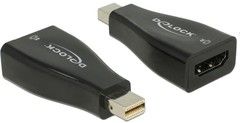 De-lock Adapter mini Displayport 1.2 male > HDMI female 4K Passive black
