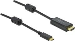 De-lock Delock Active USB Type-C(TM) to HDMI Cable (DP Alt Mode) 4K 60 Hz 5 m