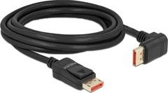De-lock Delock DisplayPort cable male straight to male 90 upwards 8K 60Hz 3m