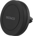 DELTACO magnetic car holder, air vent mount, for mobile phone, black