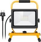 Goobay LED work light with stand, 50 W, black-yellow, 1.5 m, Standing