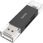 Hama USB-Kortlsare OTG USB-A USB-C USB 3.2