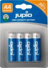 Jupio AA Alkaliska batterier, LR6, 1,5V, ej laddningsbara, bl