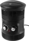 Nordichome Fan Heater, 360 degree heating, 2 heating setting, black