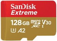 Sandisk Extreme  MicroSD 128GB 1 Y RescuePro Deluxe, 190MB/90MB/s