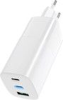 SiGN 65W Charger, USB-C PD, Fast Charging, MacBook Air, iPhone - White