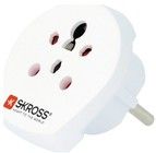 SKross Country Adapter Denmark, India & Israel to Europe