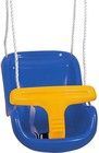Spring Summer Baby Swing deluxe blue/yellow