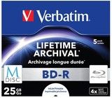 Verbatim BD-R Datalife 4X 25GB Inkjet Printable (5)