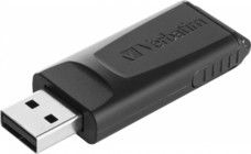 Verbatim USB DRIVE 2.0 STORE N GO SLIDER 128GB BLACK