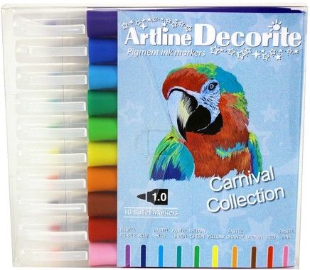 Artline Decorite Rund Carnival 10-pack