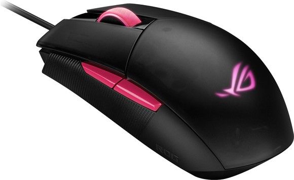 ASUS ROG Strix Impact II Electro Punk is an ambidextrous Wired
