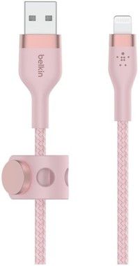 Belkin BOOST CHARGE USB-A to LTG_Braided Silicon, 2m, Pink