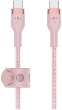 Belkin BOOST CHARGE USB-C to USB-C 2.0_Braided Silicon, 2m, Pink