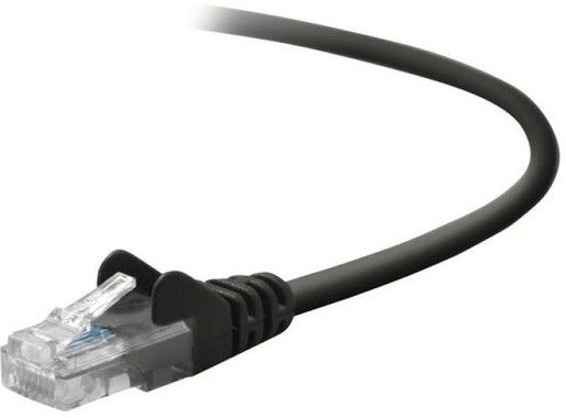 Belkin Snagless STP Patch Cable, Cat5e, Black (5m)