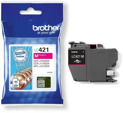 Brother LC421M Magenta Ink cartridge 200 page