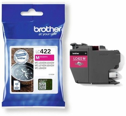 Brother LC422M magenta ink cartridge 550 pag.