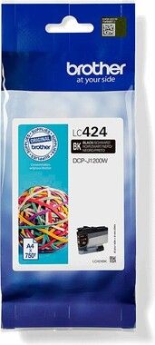 Brother LC424BK Black ink cartridge 750page