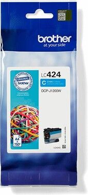 Brother LC424C Cyan Ink cartridge 750page