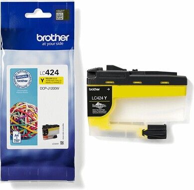 Brother LC424Y Yellow Ink cartridge 750page