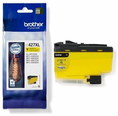 Brother LC427XLY ink cartridge yellow 5K