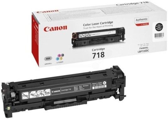 Canon 718BK black toner cartridge