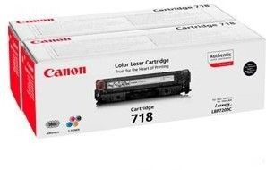 Canon 718BK black toner cartridge 2-pak