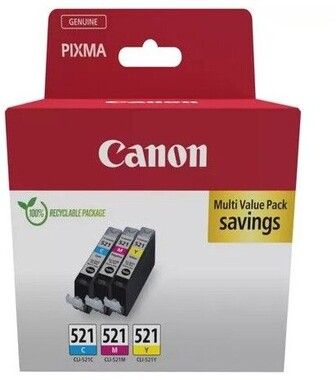 Canon CLI-521 c/m/y multi-pack