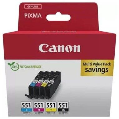 Canon CLI-551 c/m/y/bk multi-pack