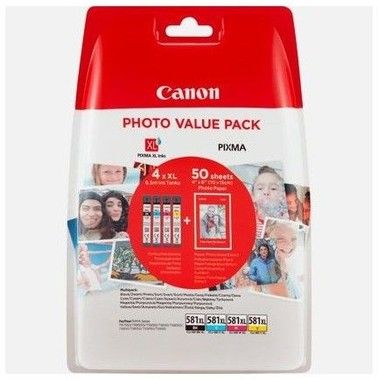 Canon CLI-581XL Photo valuepack & 4x6 PP 201 (50)