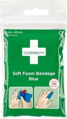 Cederroth Soft Foam Bandage Blue 6x40cm
