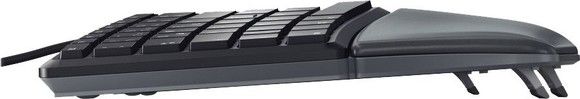 Cherry KC 4500 Ergo keyboard, ergonomic designed keyboard, black