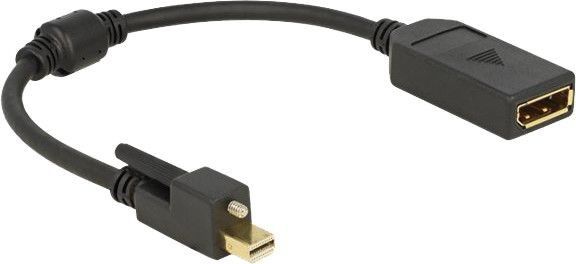 De-lock Delock Adapter mini DisplayPort 1.2 male with screw > DisplayPort fema