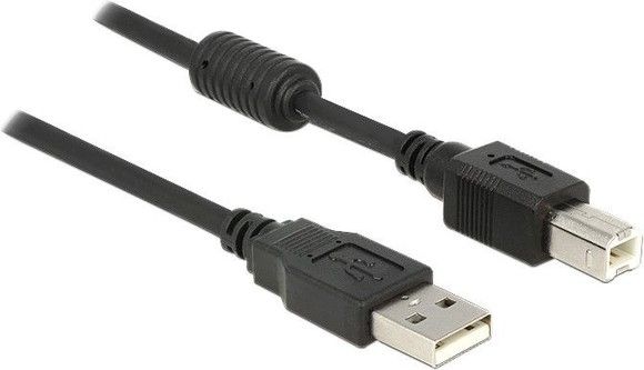 De-lock Delock Cable USB 2.0 type A male > USB 2.0 type B male 1 m black