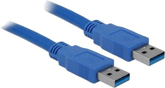 De-lock Delock Cable USB 3.0 Type-A male > USB 3.0 Type-A male 2 m blue