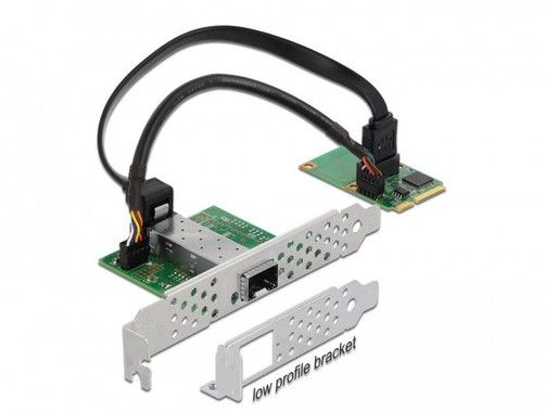 De-lock Delock Mini PCIe I/O PCIe full size 1 x SFP Gigabit LAN