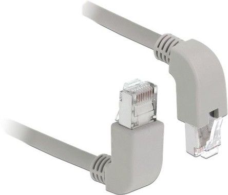 De-lock Delock Network cable RJ45 Cat.5e SF/UTP upwards / downwards angled 0.5