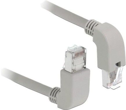 De-lock Delock Network cable RJ45 Cat.6 S/FTP upwards / downwards angled 2 m