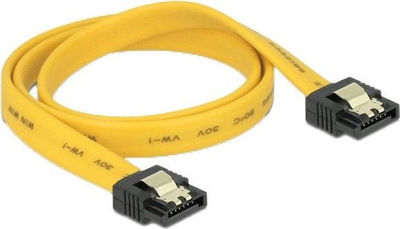 De-lock Delock SATA 6 Gb/s Cable 50 cm yellow