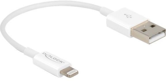 De-lock Delock USB - Lightning cable for iPhone(TM), iPad(TM), iPod(TM) white 15 cm