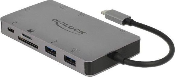 De-lock Delock USB Type-C(TM) Docking Station 4K - HDMI / VGA / USB 3.1 / SD / LA