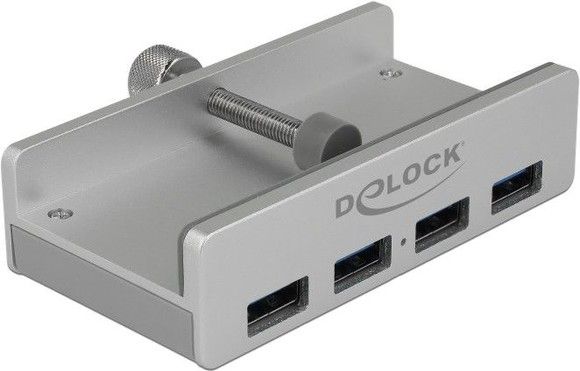 De-lock External USB 3.0 4 Port Hub with Locking Screw